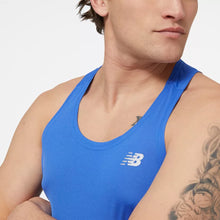 Load image into Gallery viewer, Men's NB Accelerate Singlet (Marine Blue)