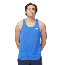Load image into Gallery viewer, Men's NB Accelerate Singlet (Marine Blue)