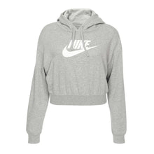 Load image into Gallery viewer, Women's Nike Sportswear Club Fleece Crop Hoodie (Grey)