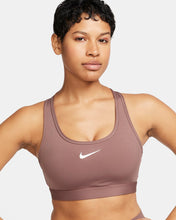 Load image into Gallery viewer, Nike Swoosh Medium Support Women's Padded Sports Bra (Mauve)