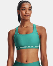 Load image into Gallery viewer, Women's Armour Mid Crossback Heather Sports Bra