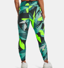Load image into Gallery viewer, Women's Under Armour HeatGear No-Slip Waistband Printed  Angle Leggings