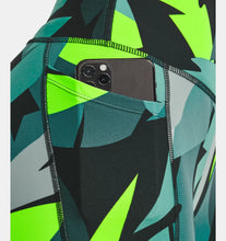 Load image into Gallery viewer, Women's Under Armour HeatGear No-Slip Waistband Printed  Angle Leggings