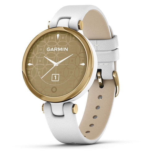 Lily - Classic (Light Gold Bezel w/ White Case and Italian Leather Band)