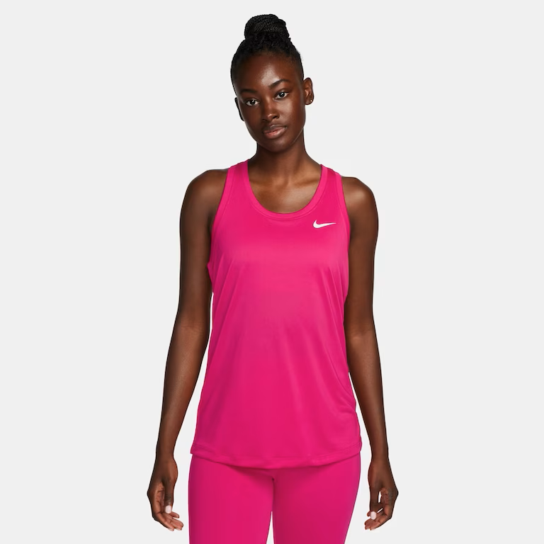 Nike Women's Dri-FIT Racerback Tank Top (Pink)