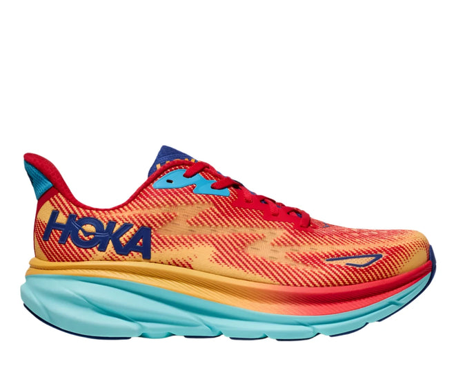 Women's HOKA Clifton 9  (Cerise Cloudless)