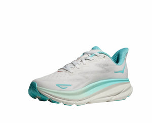 Hoka Women's Clifton 9 (Frost / Rose Gold)