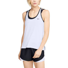 Load image into Gallery viewer, W UA Knockout Tank (White)