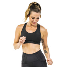 Load image into Gallery viewer, Women&#39;s NB Fuel Bra (Black)