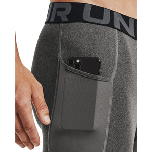 UA Men's HeatGear® Pocket Long Shorts (Grey)