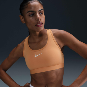 Women's Nike Swoosh Medium Support Bra Copper Moon/(White)