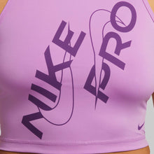 Load image into Gallery viewer, Nike Pro Dri-FIT Women&#39;s Crop Tank Top GRX (Fuchsia)