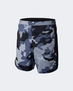 Men's NB Printed Accelerate 7 Inch Short (Thunder)
