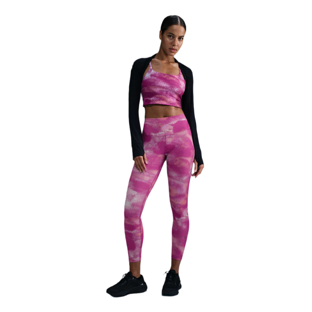 Nike Women's Dri-Fit One High-Waisted 7/8 Tight (Hot Fuchsia/Black)