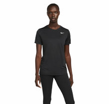 Load image into Gallery viewer, Nike Women&#39;s Dri-Fit Short-Sleeve Tee (Black/White)