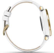 Load image into Gallery viewer, Lily - Classic (Light Gold Bezel w/ White Case and Italian Leather Band)