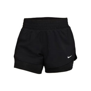 Nike One Women's Dri-FIT Mid-Rise 3" 2-in-1 Short (Black)