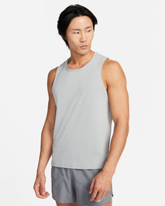 Nike Men's Dri-FIT Miler UV Running Tank Top (Grey)