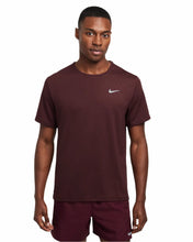 Load image into Gallery viewer, Nike Men&#39;s Dri-Fit UV Miler Short-Sleeve (Burgundy/Crush)