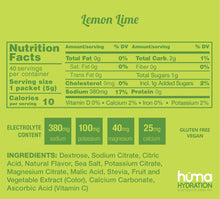 Load image into Gallery viewer, Huma Hydration Low-Calorie Drink Mix (Pouch)