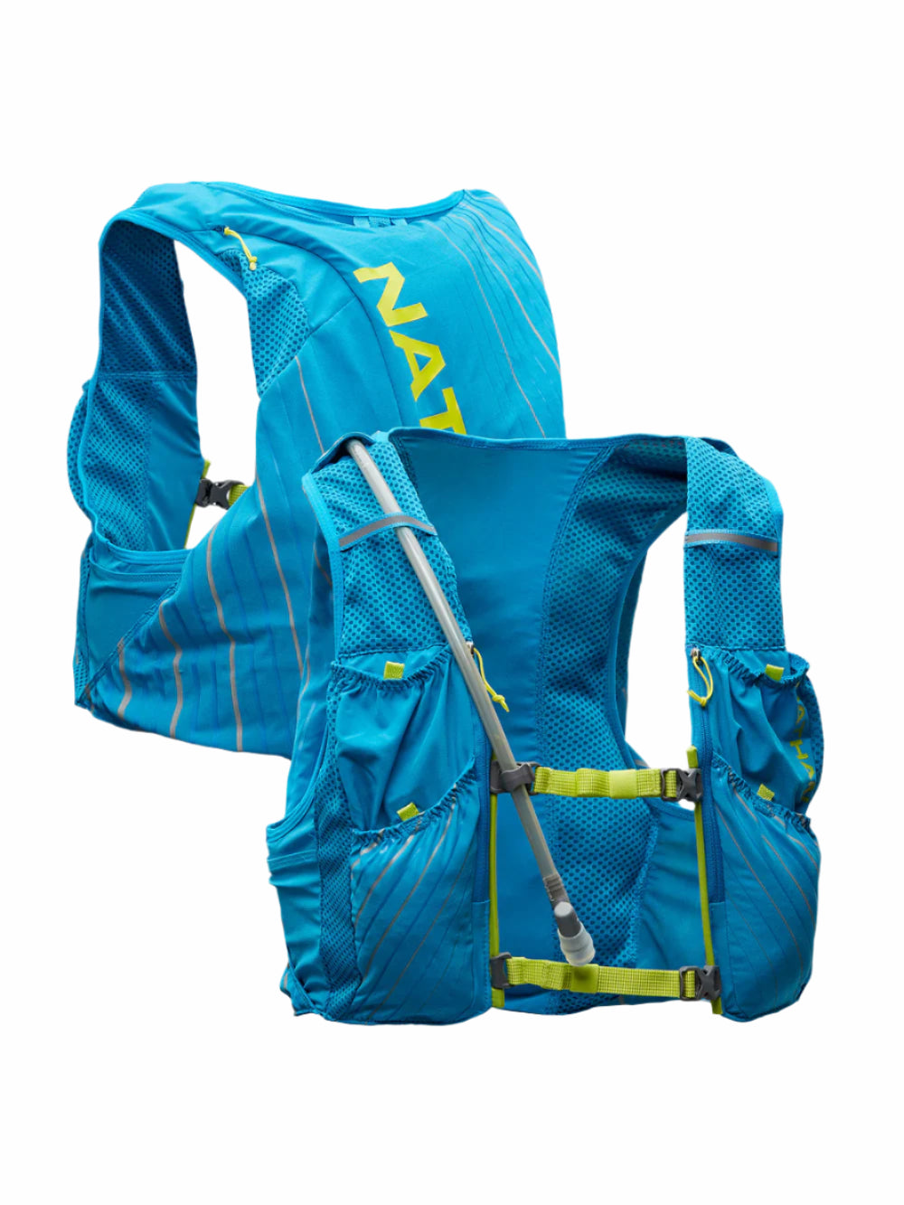 Pinnacle 12 Litre Hydration Race Vest (Blue Me Away/Finish Lime)