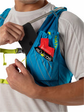 Load image into Gallery viewer, Pinnacle 12 Litre Hydration Race Vest (Blue Me Away/Finish Lime)