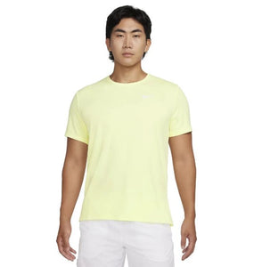 Nike Men's Dri-Fit UV Miler Short Sleeve (Luminous Green)