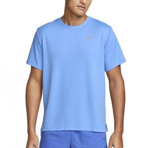 Nike Men's Dri-Fit UV Miler Short Sleeve (University Blue)