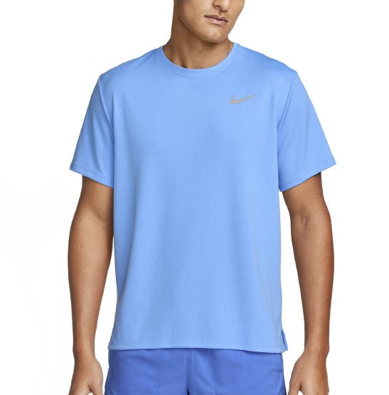 Nike Men's Dri-Fit UV Miler Short Sleeve (University Blue)