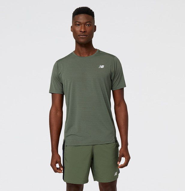 New Balance Men's Accelerate Short Sleeve (Deep Olive)