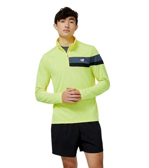 New Balance Men's Accelerate Half Zip (Yellow)
