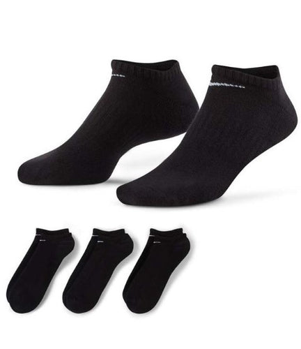 Nike Everyday Cushion No-Show 3 Pack Black/(White)