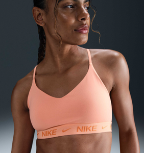 Nike DriFit Indy Light-Support Adjustable Sports Bra (Apricot Agate/Apricot Agate)