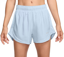 Load image into Gallery viewer, Nike Women Tempo Novelty DriFit Mid-Rise 3&quot; Short (Blue Tint/Reflective Silv)