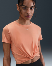 Load image into Gallery viewer, Nike Women One Classic Tiwst Short Sleeve (Apricot Agate/Black)