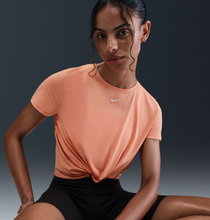 Load image into Gallery viewer, Nike Women One Classic Tiwst Short Sleeve (Apricot Agate/Black)
