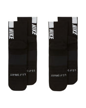 Load image into Gallery viewer, Nike Multiplier Ankle Sock 2 Pair (Black/White)