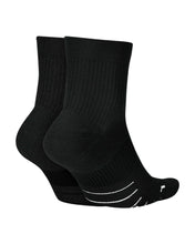 Load image into Gallery viewer, Nike Multiplier Ankle Sock 2 Pair (Black/White)