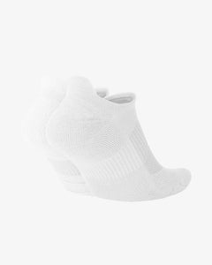 Nike Multiplier No-Show Sock 2 Pair (White/Black)