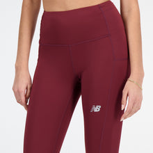 Load image into Gallery viewer, Women&#39;s NB Accelerate Pacer Tight (Burgundy)