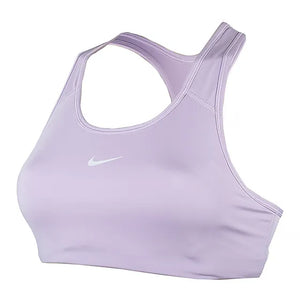 Nike Dri-FIT Swoosh Women's Medium-Support 1-Piece Bra (Doll/White)