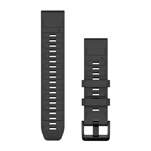 QuickFit 22 Watch Band -Graphite Silicone