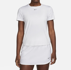 Nike One Classic Women's Dri-FIT Short-Sleeve Top (White)