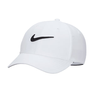 Nike Dri-FIT Club Structured Swoosh Cap (White)