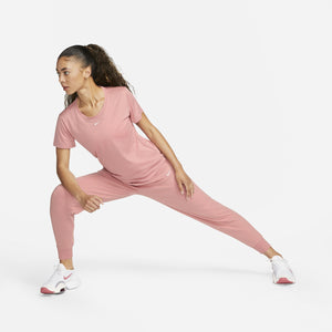 Nike Dri-FIT One Women's Standard-Fit Short-Sleeve Top (Rose)
