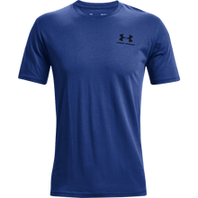 Load image into Gallery viewer, Men&#39;s UA Sportstyle Left Chest Short Sleeve Shirt Blue