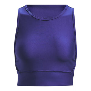 W Hg Armour Crop Tank (Blue)