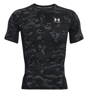 Men's HeatGear Armour Camo Short Sleeve Blk