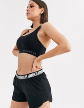 Load image into Gallery viewer, W Armour Mid Sports Bra (Black)