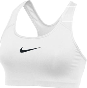 Nike Swoosh Medium Support Women's Padded Sports Bra (White)